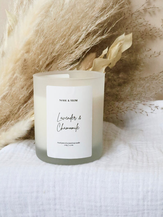 Lavender & Chamomile scented candle